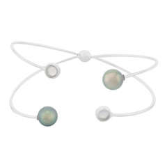 Bracelet en argent et Perle de culture de Tahiti