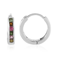 Boucles d'oreilles en argent et Tourmaline