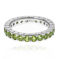 Bague en argent et Péridot