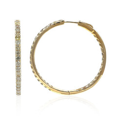 Boucles d'oreilles en or et Diamant fancy SI2 (CIRARI)