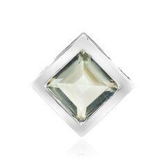 Pendentif en argent et Améthyste verte