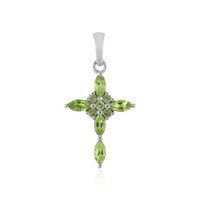 Pendentif en argent et Péridot de l'Arizona
