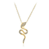 Collier en argent et Topaze blanche