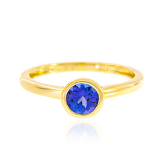 Bague en or et Tanzanite AAA