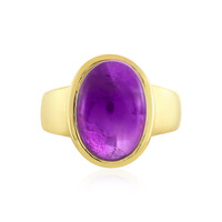 Bague en argent et Améthyste de Zambie
