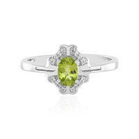 Bague en argent et Péridot