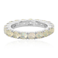Bague en argent et Opale Welo