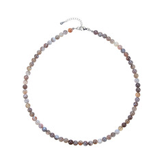 Collier en argent et Agate du Botswana