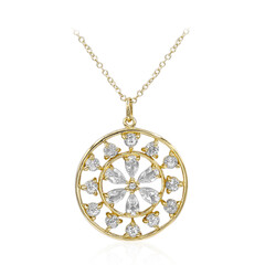 Collier en argent et Topaze blanche