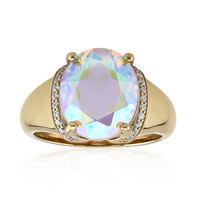 Bague en argent et Quartz Rayon de Lune