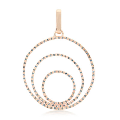 Pendentif en argent et Diamant fantaisie