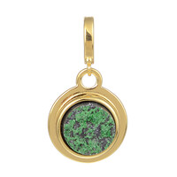 Pendentif en argent et Uvarovite