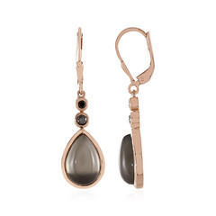 Boucles d'oreilles en argent et Pierre de lune argent (KM by Juwelo)