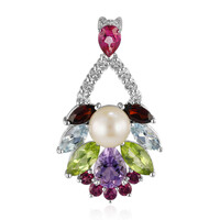 Pendentif en argent et Améthyste