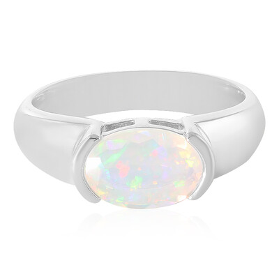 Bague en argent et Opale Welo