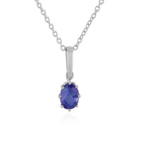 Collier en argent et Tanzanite AAA