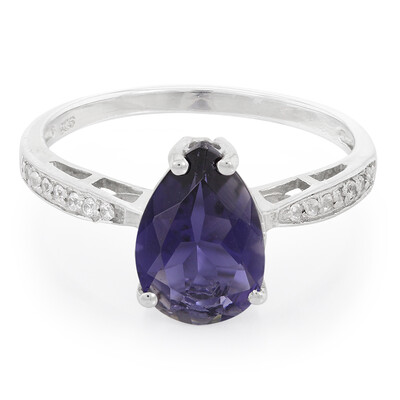 Bague en argent et Iolite d’Orissa