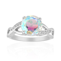 Bague en argent et Quartz Rayon de Lune