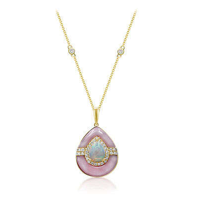 Collier en or et Opale Welo AAA (CIRARI)