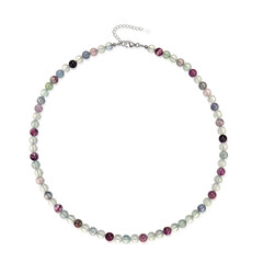 Collier en argent et Fluorite