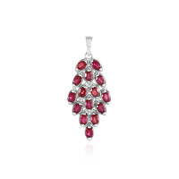 Pendentif en argent et Rubis de Madagascar