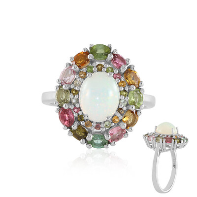 Bague en argent et Opale Welo