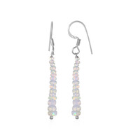 Boucles d'oreilles en argent et Opale Welo