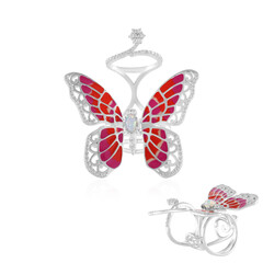 Bague en argent et Opale Welo (Dallas Prince Designs)