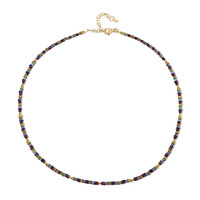 Collier en argent et Saphir jaune