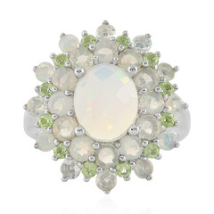Bague en argent et Opale Welo