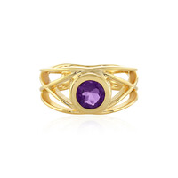 Bague en argent et Améthyste d'Uruguay