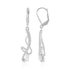 Boucles d'oreilles en argent et Opale Welo