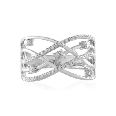 Bague en argent et Zircon