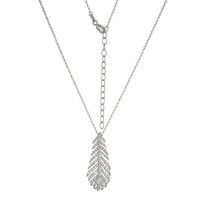 Collier en argent et Zircon (Adela Silber)