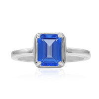 Bague en argent et Topaze Bleue Indigo