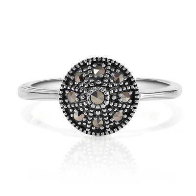 Bague en argent et Marcassite