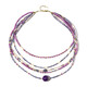 Collier en argent et Phosphosidérite (Riya)