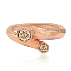 Bague en or et Diamant Rose de France SI