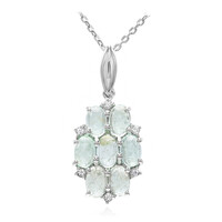 Collier en argent et Tourmaline Paraïba