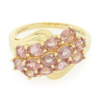 Bague en or et Saphir Padparadscha non chauffé (AMAYANI)