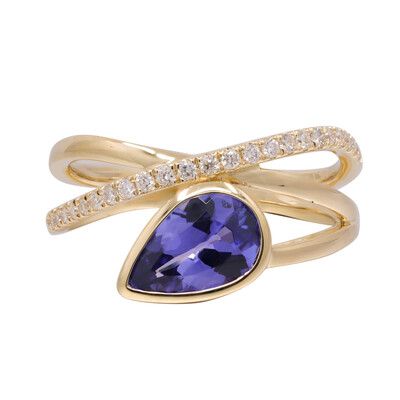 Bague en or et Tanzanite AAA (CIRARI)