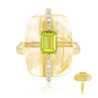 Bague en or et Péridot de Dashihe (CIRARI)