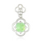 Pendentif en argent et Chrysoprase impériale