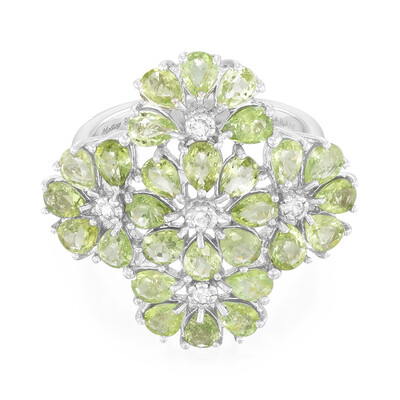 Bague en argent et Tourmaline Paraïba