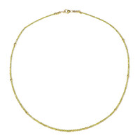 Collier en or et Diamant jaune