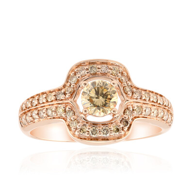 Bague en or et Diamant rose de France VS1 d'Argyle (Annette)