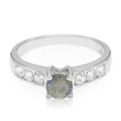 Bague en argent et Spectrolite