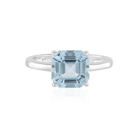 Bague en argent et Topaze bleu ciel