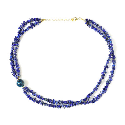 Collier en argent et Chrysocolle