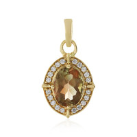 Pendentif en or et Pierre du Soleil de l’Orégon